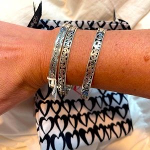 Brighton bangles set of three new with tags and bag